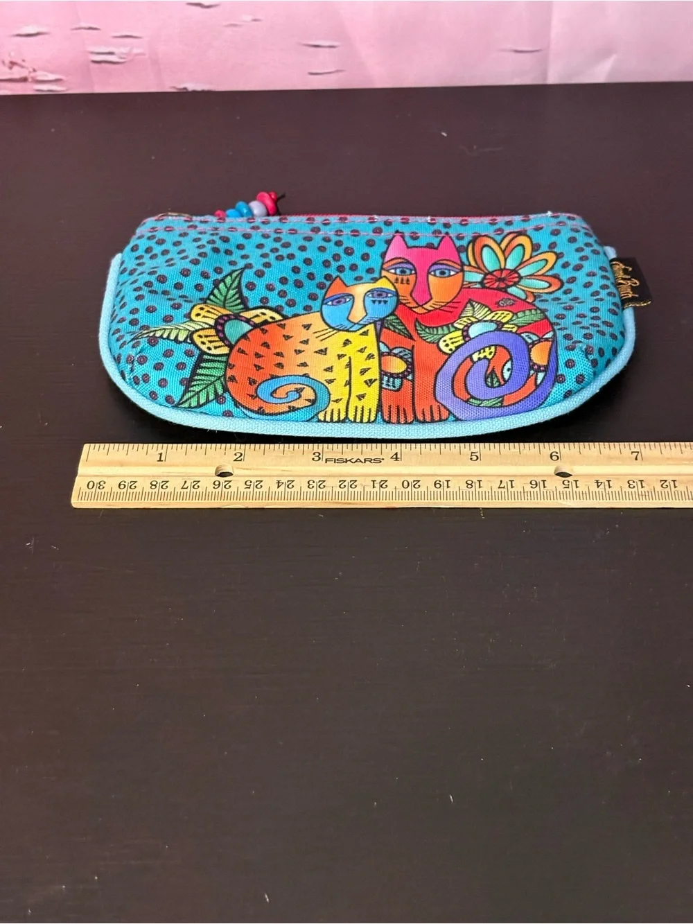 Laurel Burch bright turquoise